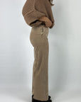 D.Exterior - 61738/A | 12 - Broek velours - beige