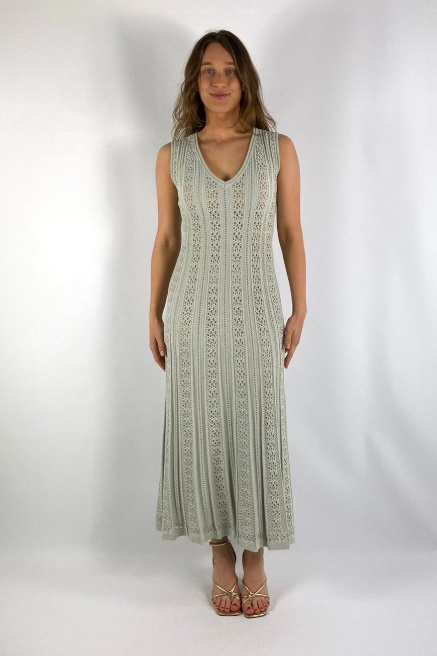 Mouwloze jurk van D'exterior in jadegroen