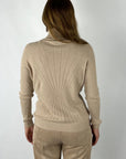 D.Exterior - 61071 | 12 - Pull rolkraag motief - beige