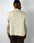 D.Exterior - 61480 | 3 - Gillet mouwloos ruit - latte
