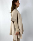 D.Exterior - 61545 | 12 - Capemantel bouclé - beige