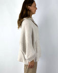 D.Exterior - 61541 | 7 - Capemantel rits bouclé - greige