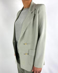 D.Exterior - 60093 | 9 giada - Blazer viscose double breasted - jade