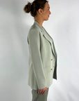 D.Exterior - 60093 | 9 giada - Blazer viscose double breasted - jade