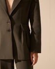 Oscar the collection – Darts-Blazer – Rauchgrün