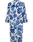 Dea Kudibal - Kamilles Seiden-Midikleid - Blütenblau