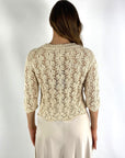 D.Exterior - 60475 | 5 duna - Pull los ronde hals - zand