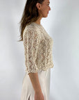 D.Exterior - 60475 | 5 duna - Pull los ronde hals - zand