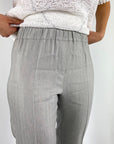 D.Exterior - 60793 | 12 acciaio - Broek omslag - staalgrijs