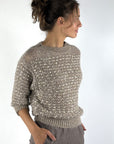 D.Exterior pull met reliëfpatroon en pailletten – Deserto