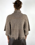 D.Exterior 63142 gehaakte capepull met splitkraag – Castoro