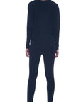 Norma Kamali - KK4266PL12 - Hemd mit V-Ausschnitt und Dolman-Muster - Schwarz
