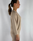 FFC - 13022 | 1081 - Kurze Knopfweste - beige