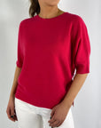 FFC - 13043 | 1366 - Viskosepullover - Kirsche