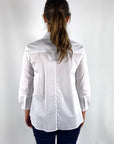 FFC - 13480 | 1030 - A-Linien-Bluse aus Baumwollstretch - Weiß