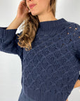 FFC - 14006 | 1436 - Pull ruit breimotief - night blue