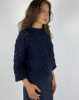FFC - 14006 | 1436 - Pull ruit breimotief - night blue