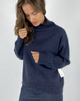 Super zachte pull met rolkraag van FFC i brushed cashmere.