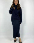 FFC - 14015 | 1436 - Pull brushed cashmere - night blue