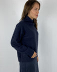FFC - 14015 | 1436 - Pull brushed cashmere - night blue