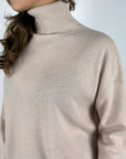FFC - 14021 | 1487 - Pull rolkraag - cashew