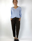FFC - 14030 | 1432 - Pull V-hals wol/cashmere - lichtblauw