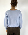 FFC - 14030 | 1432 - Pull V-hals wol/cashmere - lichtblauw