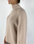 FFC - 14044 | 1487 - Pull col montant - cashew