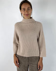 FFC - 14044 | 1487 - Pull col montant - cashew