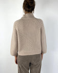 FFC - 14044 | 1487 - Pull col montant - cashew