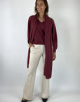 FFC - 14080 | 1463 - Sjaal wol/cashmere - wijnrood