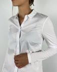 FFC - 14444 | 1030 - Bloes met jersey mouw - white