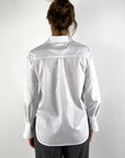 FFC 16434 blouse popeline met detailmouw – Wit
