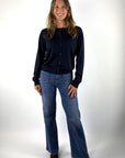 FFC Fashion 16069 korte cardigan merinowol – Navy