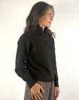 FFC kort gebreid vest met rits – Brown Melange