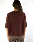 FFC Fashion 16076 ponchopull kasjmier & zijde – Marron