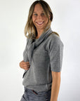 FFC Fashion 16015 triangle sjaal wol & kasjmier – Light Grey