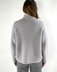FFC - 12077 | 1088 - Strickjacke Retrostich - Stein