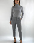 FFC - 12041 | 1211 - Rollkragenpullover Wolle Kaschmir - Nebel Melange