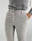 FFC - 12431 | 1088 - Cordhose - stein