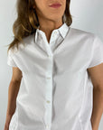 FFC - 13426 | 1030 - Ärmellose Baumwollbluse - weiß
