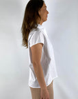 FFC - 13426 | 1030 - Ärmellose Baumwollbluse - weiß