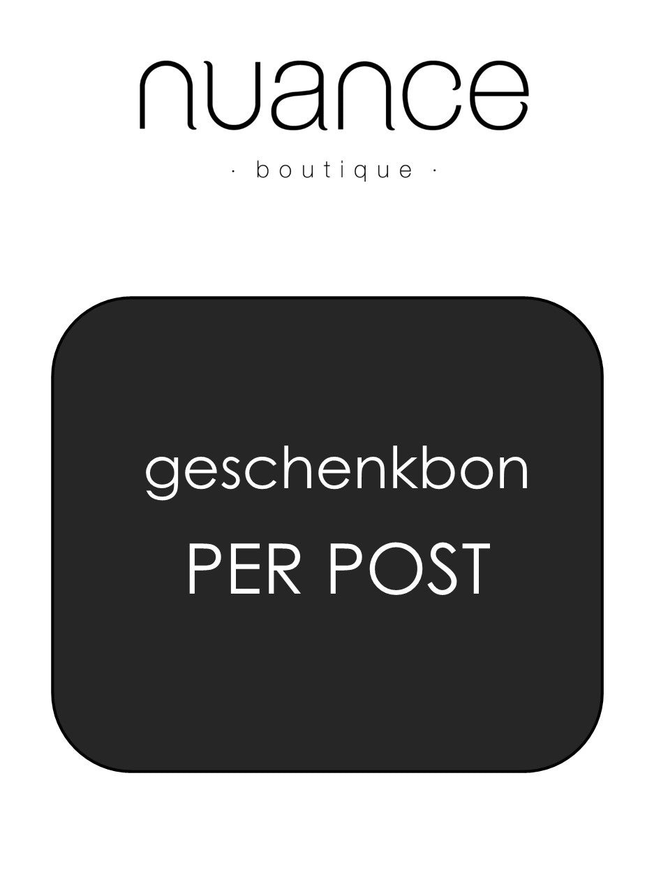 Nuance boutique - bestel hier jouw geschenkbon van 50€ tot 250€