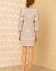 Hale Bob - Avah | 56TV652A - Jurk kort V print - beige