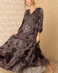 Hale Bob - Belen | 56TV650A - Maxidress V print - black
