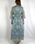 Hale Bob - Emerie 4ZYR674M - Kleid lang bedruckt - türkis