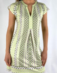Hale Bob - Malaysia 4ZTN662A - Kleid V-Print - oliv