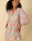 Hale Bob - Anne 4ZCA614A - Kurzes Jersey-Printkleid - Grün