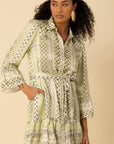 Hale Bob – Julieta 4ZTN660A – Chemisier-Kleid kurz – Oliv