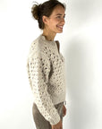 Hemisphere - 252C547M-17 - Blouson gebreid rits - beige
